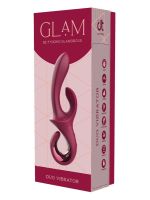 Вібратор-кролик Dreamtoys Glam Duo Vibrator з гачком ручкою, 22.7 х 4.2 см