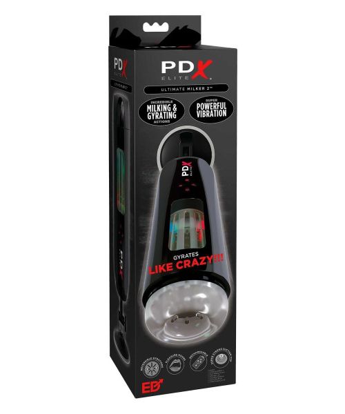 Мастурбатор Pipedream PDX Elite Ultimate Milker 2 чорний, 27 см