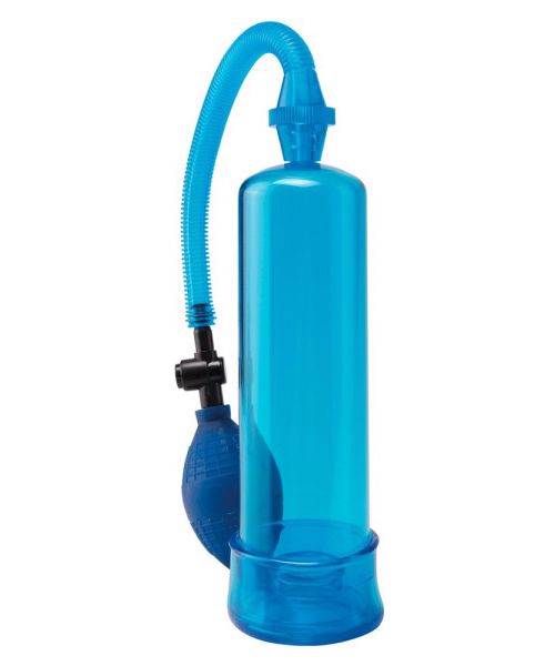 Вакуумна помпа Pipedream Pump Worx синя, 19 см