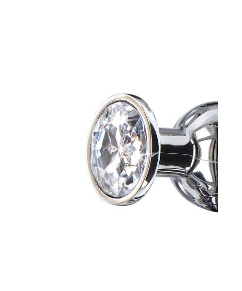 Анальная пробка металлическая TOY JOY Diamond, L, 13 × 9,5 см