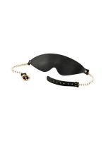 Маска BDSM Boudoir Pearl Blindfold Guilty Pleasure, чорно-золота