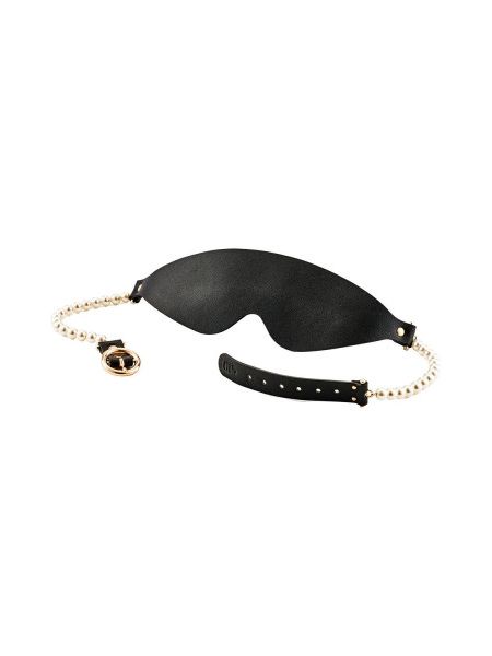 Маска BDSM Boudoir Pearl Blindfold Guilty Pleasure, чорно-золота