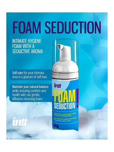 Пена для интимной гигиены Intt FOAM SEDUCTION! унисекс, с ароматом, 50 мл