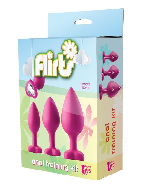 Набір анальних пробок Dream Toys FLIRTS PINK