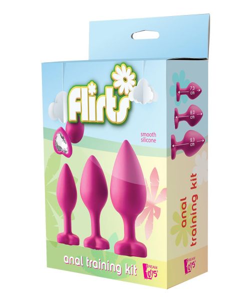 Набір анальних пробок Dream Toys FLIRTS PINK