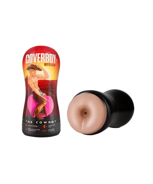 Мастурбатор анус Blush Coverboy Cowboy бежевий, 18.5 см
