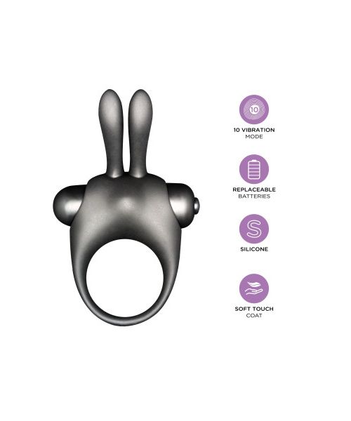 Набір ерекційне віброкільце та краплі для клітора Orgie ORGASMIC BUNNY