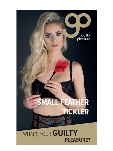 Стек з пір'ям GP SMALL FEATHER TICKLER RED
