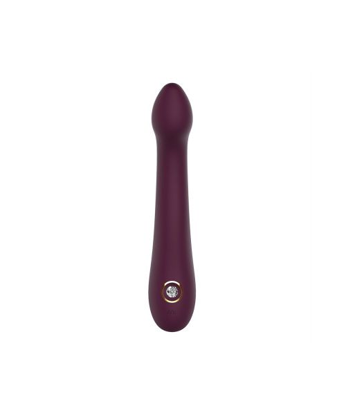 Вібратор для точки G Dream Toys Essentials зі стразами, бордовий, 21,8 × 3,6 см