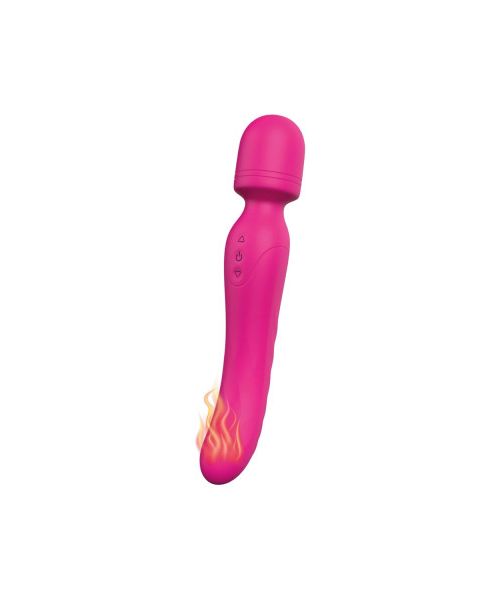 Вібратор-мікрофон з підігрівом Dream Toys Essentials Heating Bodywand, рожевий, 23 × 3,6 см