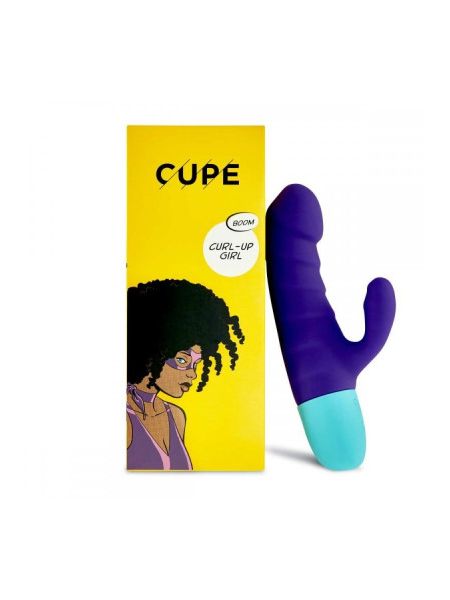 Вібратор-кролик Curl-up Girl Power фіолетовий