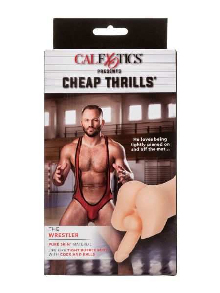 Мастурбатор реалістичний CalExotics The Wrestler Ass Stroker, попка з пенісом, 19,8 x 9 см