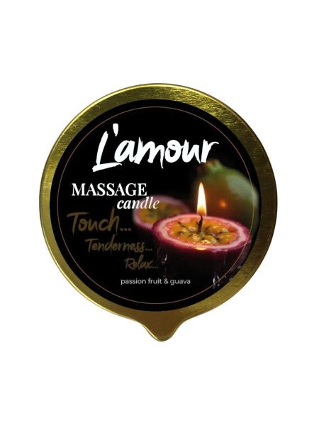 Масажна свічка L'amour Passionfruit & Guava, золота, 70 мл Масажна свічка L'amour Passionfruit & Guava, золота, 70 мл
