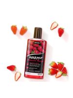 Розігріваюча їстівна масажна олія WARMup Strawberry, 150 мл