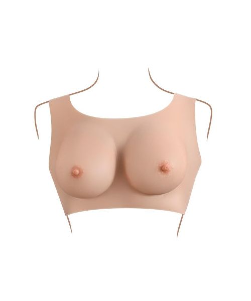 Накладні груди топ Gender X Undergarments Plate C-Cup, 28 см