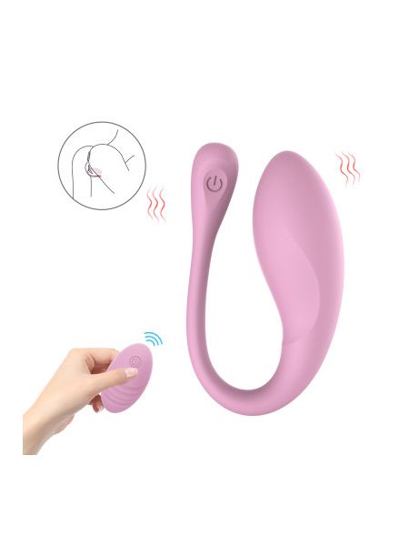 Віброяйце Every Night Toys Isadora з дистанційним керуванням, лавандовий, 10 режимів вібрації