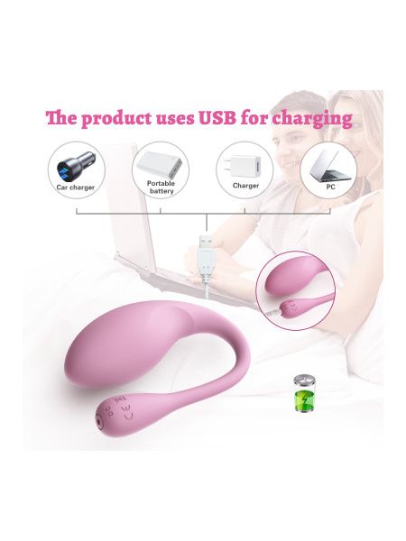 Віброяйце Every Night Toys Isadora з дистанційним керуванням, лавандовий, 10 режимів вібрації