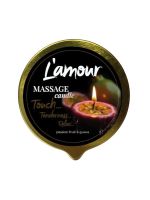Масажна свічка L'amour Passionfruit & Guava, золота, 70 мл