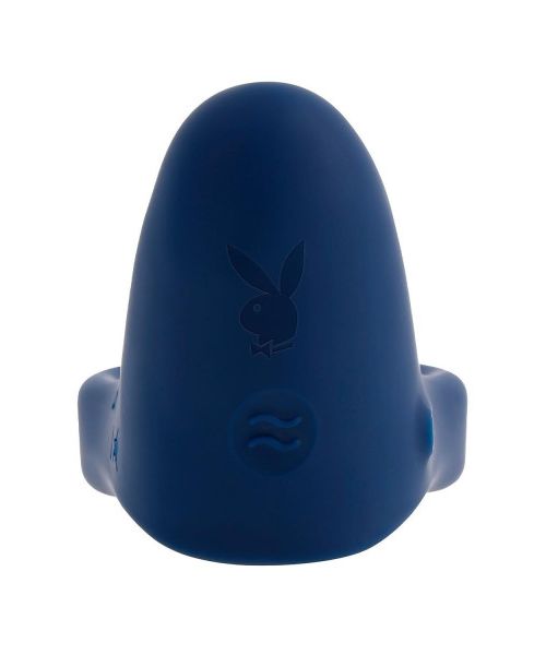 Ерекційне віброкільце Evolved Playboy синє, 7.8 см