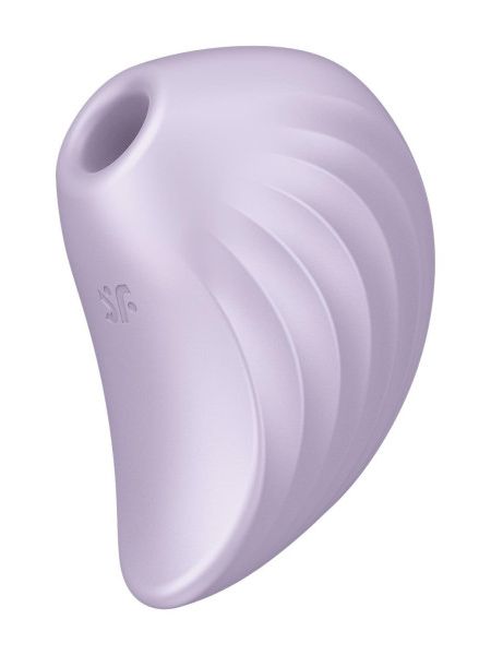 Вакуумний стимулятор Satisfyer Pearl Diver для клітора, з вібрацією, фіолетовий.