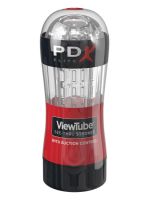 Мастурбатор Pipedream PDX Elite Viewtube See-Thru Stroker прозорий, 18.5 см
