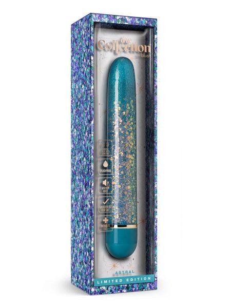 Класичний вібратор Blush THE COLLECTION ASTRAL TEAL