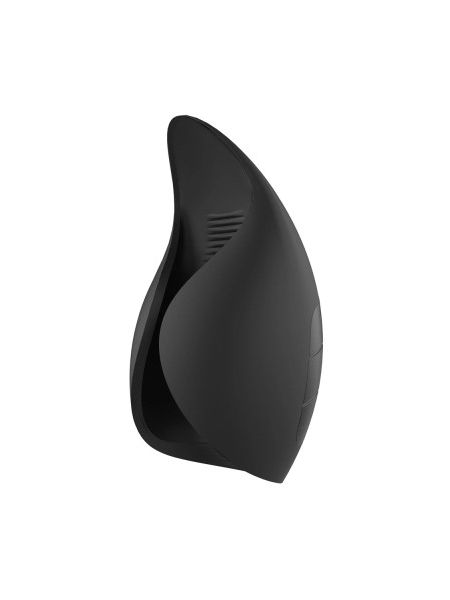 Мастурбатор з вібрацією Dream Toys Essentials, відкритий, нереалістичний, чорний, 13 см