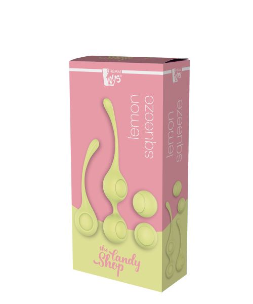 Вагінальні кульки Dream Toys THE CANDY SHOP LEMON SQUEEZE