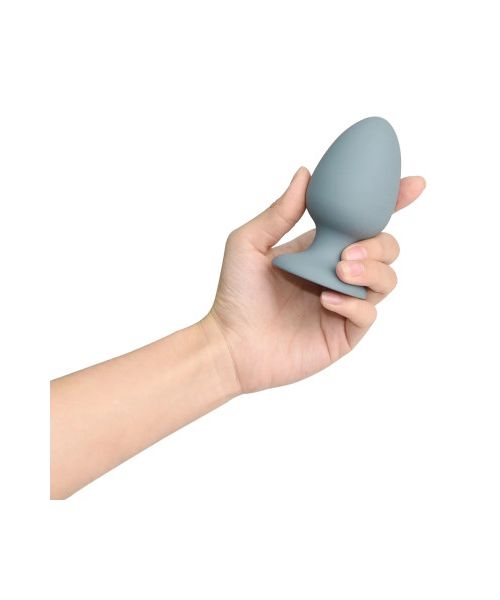 Анальна пробка Dream Toys Nude сіра, 8 х 4 см