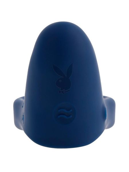 Ерекційне віброкільце Evolved Playboy синє, 7.8 см