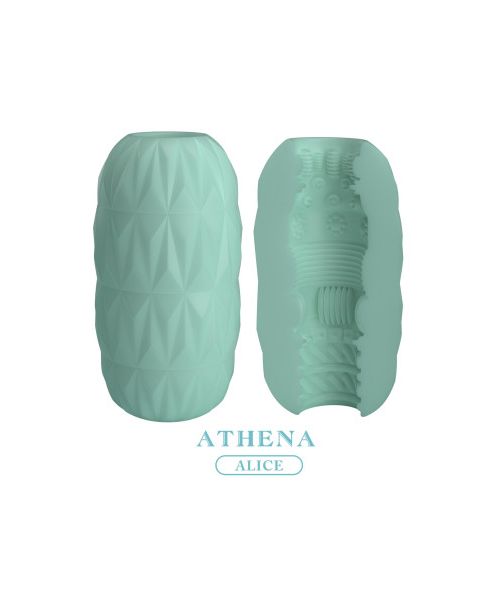 Мастурбатор яйце PRETTY LOVE Athena Alice блакитний, 11.3 x 5.9 см