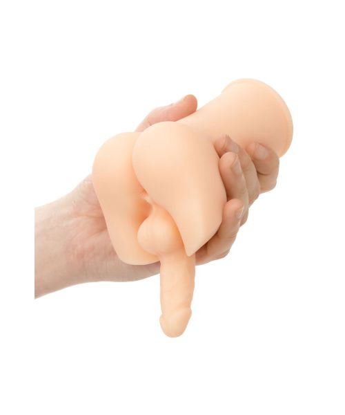 Мастурбатор реалістичний CalExotics The Wrestler Ass Stroker, попка з пенісом, 19,8 x 9 см
