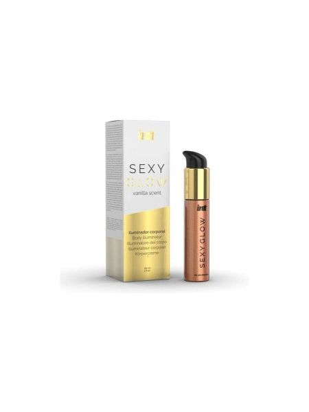 Крем шиммер для тіла з ароматом ванілі INTT Sexy Glow з ароматом ванілі, 60 мл