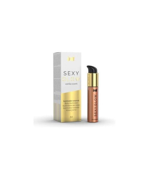 Крем шиммер для тіла з ароматом ванілі INTT Sexy Glow з ароматом ванілі, 60 мл