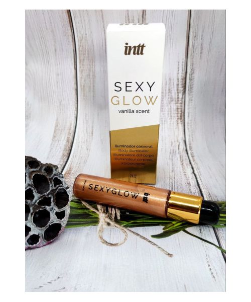 Крем шиммер для тіла з ароматом ванілі INTT Sexy Glow з ароматом ванілі, 60 мл
