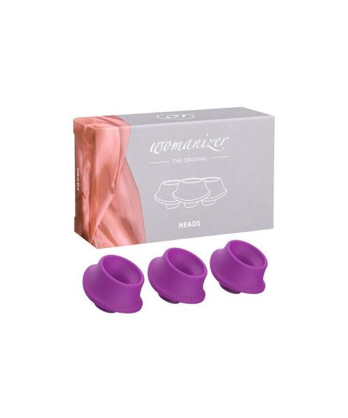 Змінні насадки Womanizer Premium, Eco, Classic, Liberty, Starlet 2, фіолетовий, розмір L