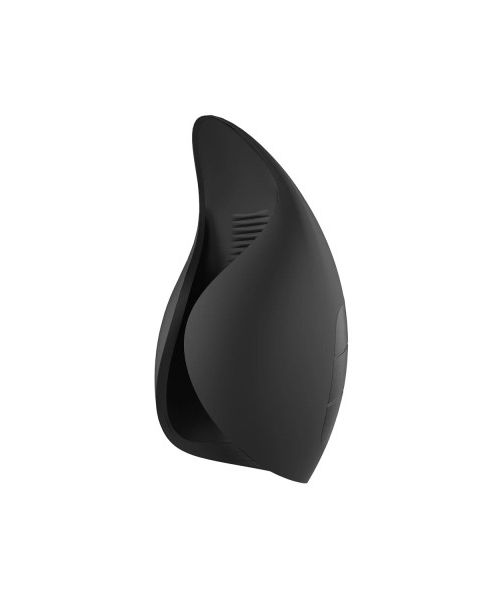 Мастурбатор з вібрацією Dream Toys Essentials, відкритий, нереалістичний, чорний, 13 см
