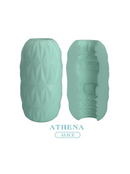 Мастурбатор яйце PRETTY LOVE Athena Alice блакитний, 11.3 x 5.9 см