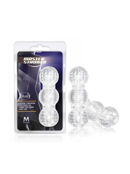 Мастурбатор нереалістичний Blush M for Men Master Stroker прозорий