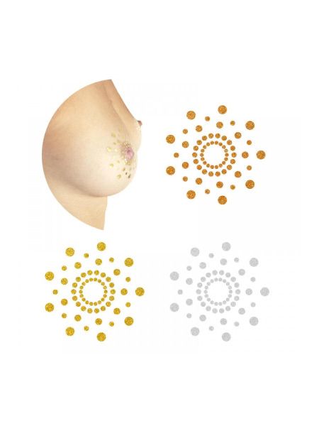 Прикраса для грудей MIMI Metallic Skin Transfer Bijoux Indiscrets