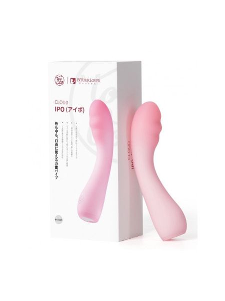 Вібратор для точки G BeYourLover Cloud IPO, рожевий, 15,3 × 3,6 см