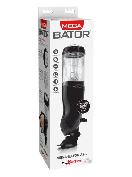 Мастурбатор автоматичний Pipedream PDX Extreme Mega-Bator Ass чорний, 28 см