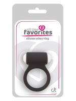 Ерекційне кільце зі знімною віброкулею Dream Toys All Time Favorites чорне