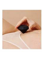 Вібратор для клітора Bijoux Indiscrets Diamond у формі алмазу, чорний, 6,5 см