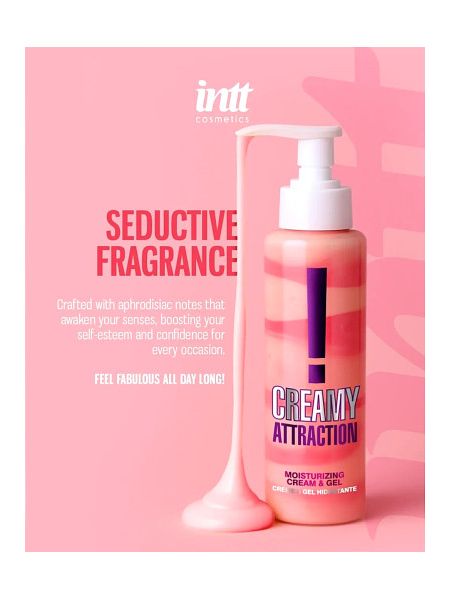 Крем-гель для тела с соблазнительным ароматом Intt Creamy Attraction Seduction! для поцелуев, 100 мл