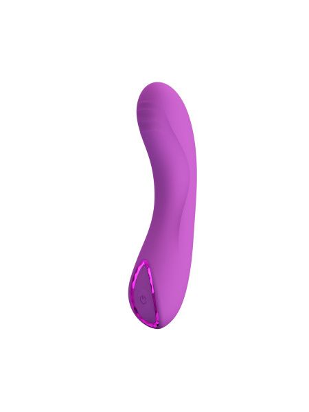 Вібратор для точки G Pretty Love Dj Dick фіолетовий, 12.7 х 2.7 см