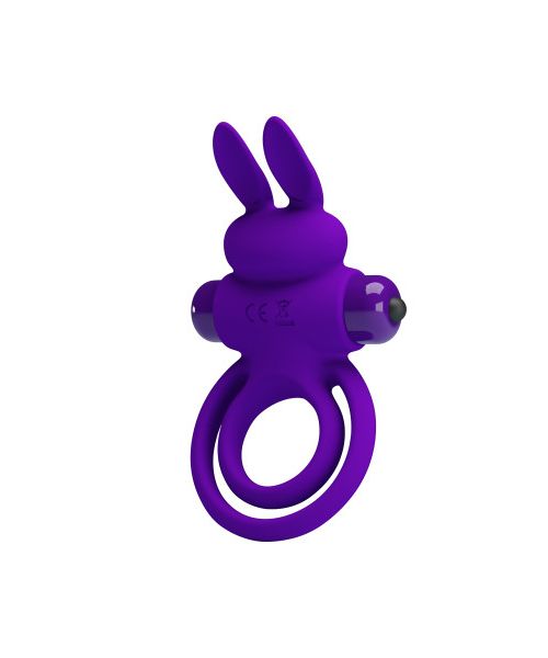 Ерекційне кільце PRETTY LOVE Penis Ring подвійним кільцем, фіолет