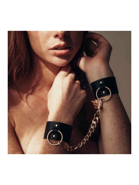Наручники Bijoux Indiscrets MAZE - Wide Cuffs Black