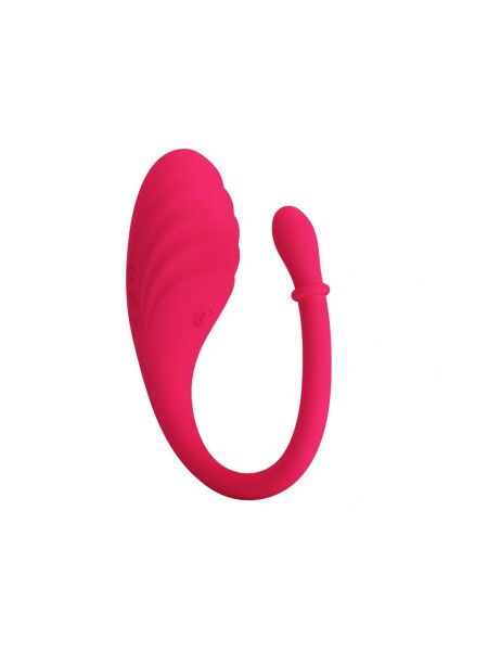 Віброяйце Romance Undine Vibro-Bullet силіконове, з додатком, рожеве, 20,5 х 3,4 см