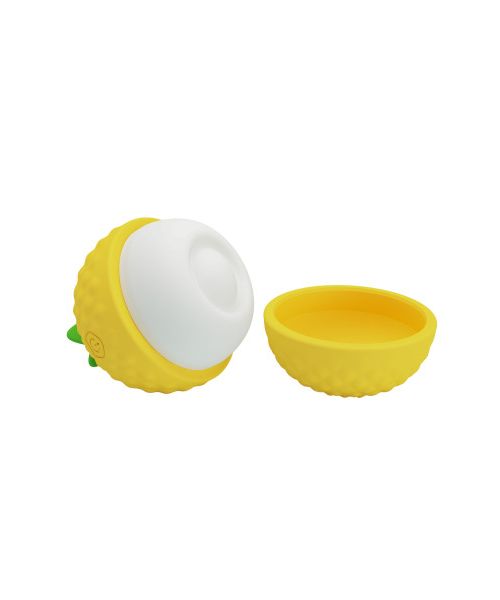 Кліторальний пульсатор PRETTY LOVE Pineapple Secret жовтий, 5,7 х 5,1 см